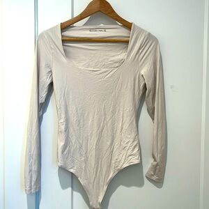 Abercrombie Beige Bodysuit